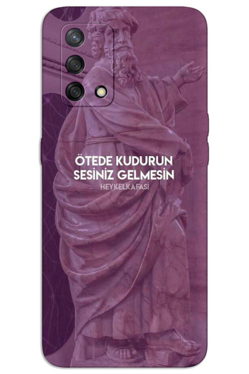 Oppo A74 Kılıf HD Desen Baskılı Arka Kapak - Ötede Kudurun