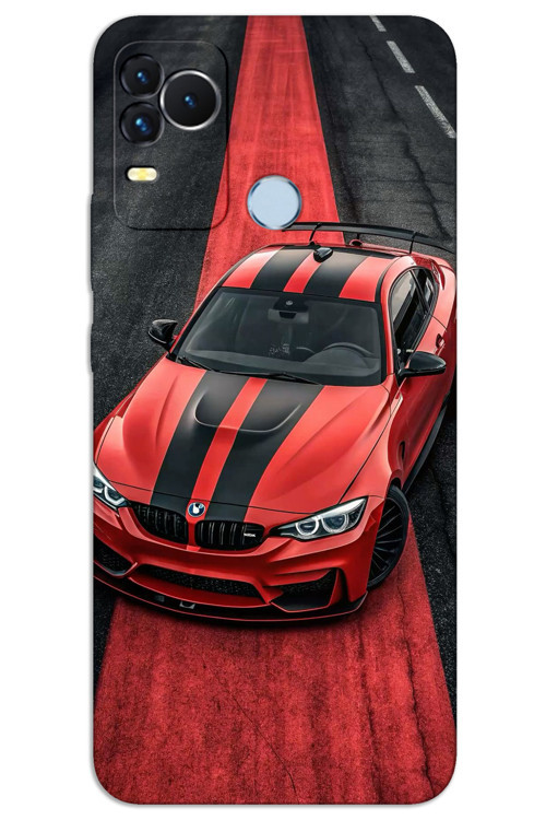 Omix X400 Kılıf HD Desen Baskılı Arka Kapak - Kırmızı BW