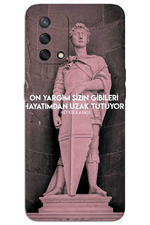 Oppo A74 Kılıf HD Desen Baskılı Arka Kapak - Ön Yargım