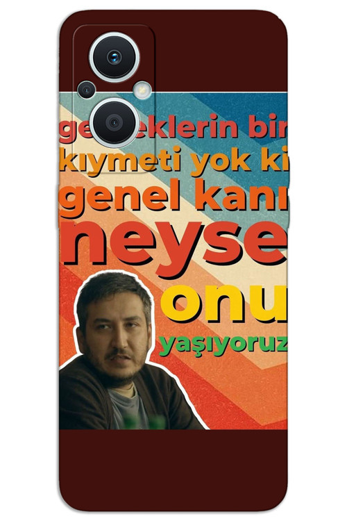 Oppo Reno 7 Lite Kılıf HD Desen Baskılı Arka Kapak - Genel Kanı