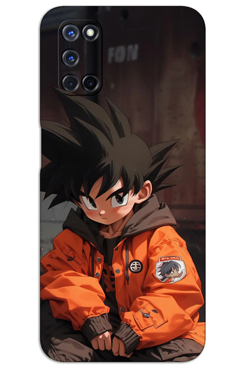 Oppo A52 Kılıf HD Desen Baskılı Arka Kapak - Goku