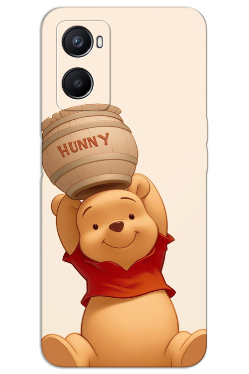 Oppo A96 Kılıf HD Desen Baskılı Arka Kapak - Winnie The Pooh 1