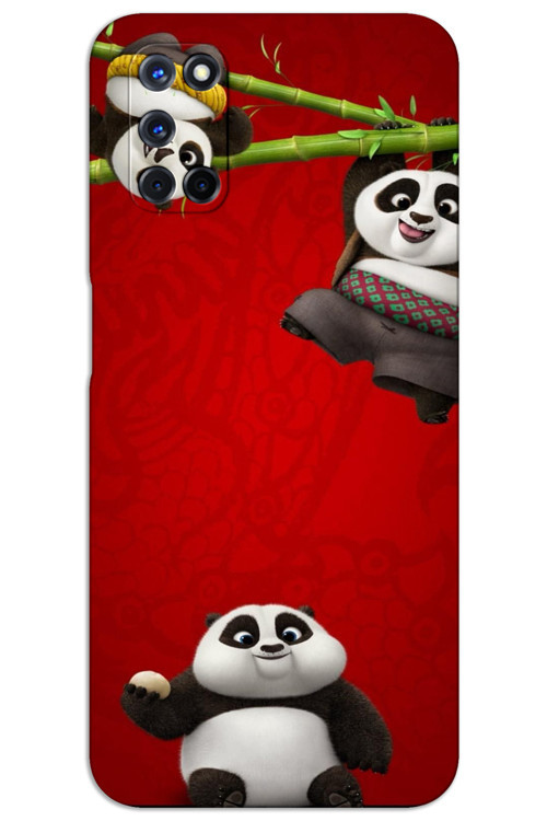 Oppo A52 Kılıf HD Desen Baskılı Arka Kapak - Panda