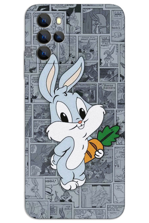 Omix X300 Kılıf HD Desen Baskılı Arka Kapak - BugsBunny 1