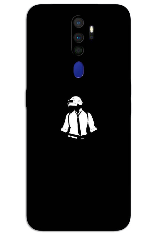 Oppo A9 2020 Kılıf HD Desen Baskılı Arka Kapak - Pubg Adam
