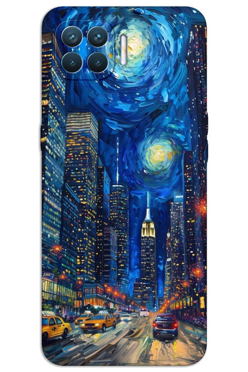 Oppo A73 Kılıf HD Desen Baskılı Arka Kapak - Sanat Sokağı