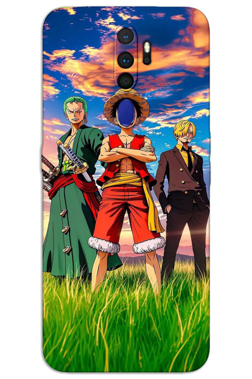 Oppo A5 2020 Kılıf HD Desen Baskılı Arka Kapak - One Piece 2