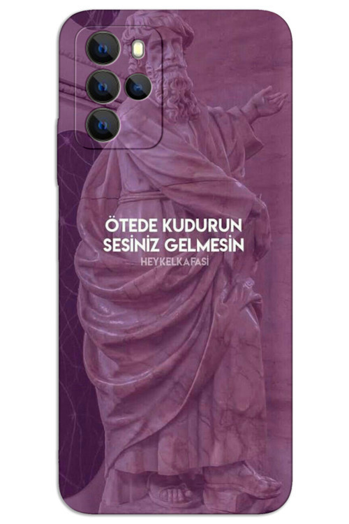 Omix X500 Kılıf HD Desen Baskılı Arka Kapak - Ötede Kudurun