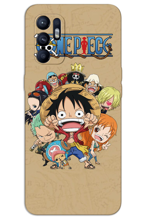 Oppo Reno 6 Kılıf HD Desen Baskılı Arka Kapak - One Piece 1