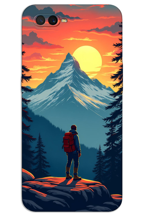 Oppo A5s / A12 Kılıf HD Desen Baskılı Arka Kapak - Everest