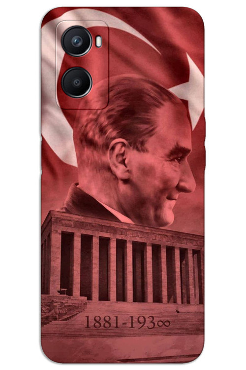 Oppo A96 Kılıf HD Desen Baskılı Arka Kapak - Atatürk Anıtkabir