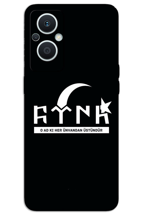 Oppo Reno 7 Lite Kılıf HD Desen Baskılı Arka Kapak - Türk