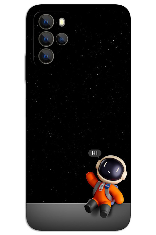 Omix X300 Kılıf HD Desen Baskılı Arka Kapak - Astronot Hi