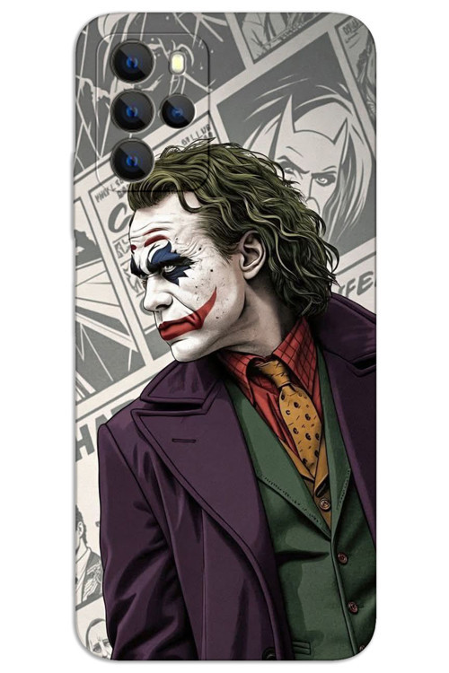 Omix X300 Kılıf HD Desen Baskılı Arka Kapak - Joker