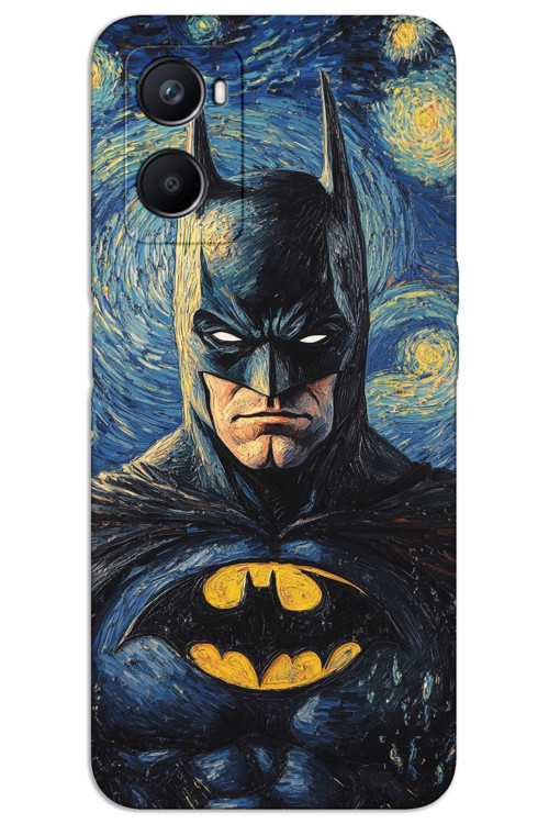 Oppo A96 Kılıf HD Desen Baskılı Arka Kapak - Batman