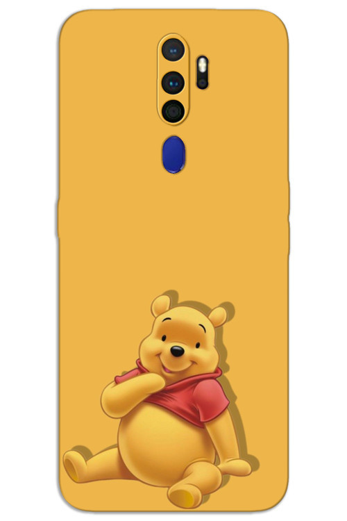 Oppo A5 2020 Kılıf HD Desen Baskılı Arka Kapak - Winnie The Pooh 2