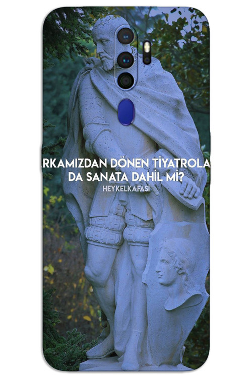 Oppo A9 2020 Kılıf HD Desen Baskılı Arka Kapak - Dönen Tiyatro