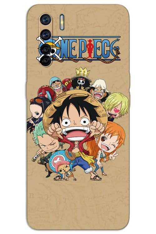Oppo A91 Kılıf HD Desen Baskılı Arka Kapak - One Piece 1