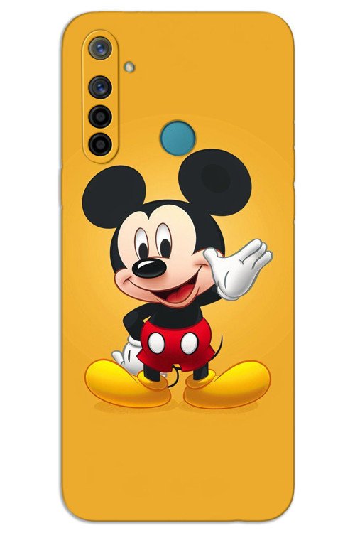 Realme 5i Kılıf HD Desen Baskılı Arka Kapak - Mickey 3