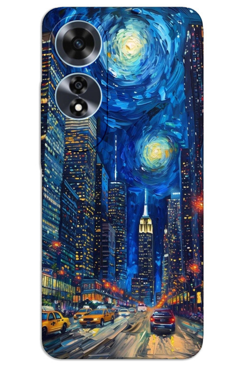 Oppo A60 Kılıf HD Desen Baskılı Arka Kapak - Sanat Sokağı