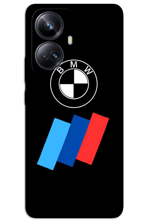 Realme 10 Pro Plus 5G Kılıf HD Desen Baskılı Arka Kapak - Logo Şerit
