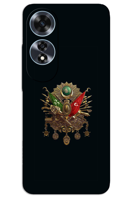 Oppo A60 Kılıf HD Desen Baskılı Arka Kapak - Tuğra