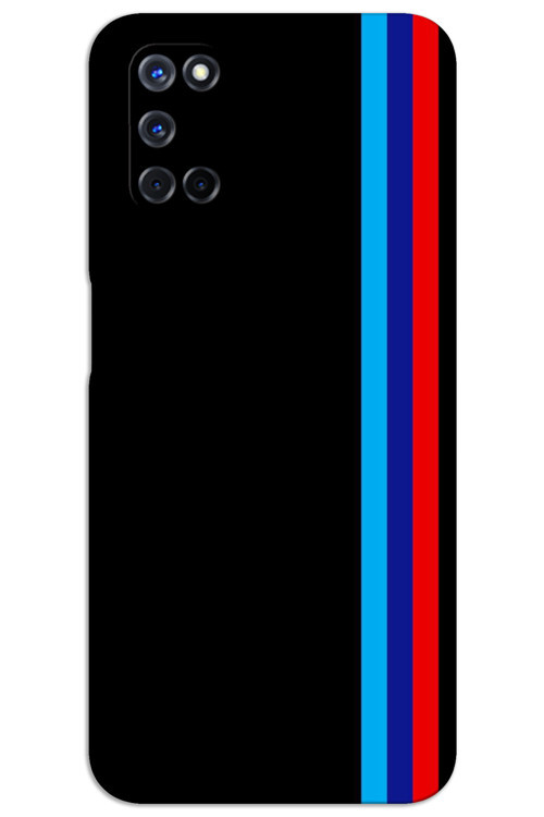 Oppo A72 Kılıf HD Desen Baskılı Arka Kapak - Üç Şerit