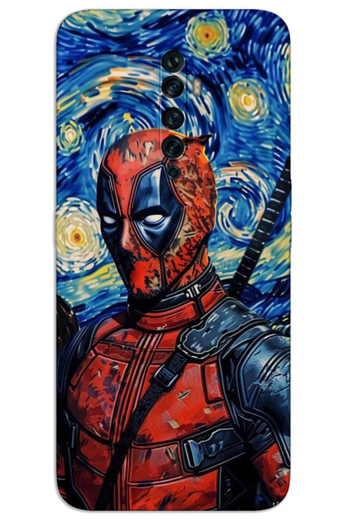 Oppo Reno 2Z Kılıf HD Desen Baskılı Arka Kapak - Deadpool