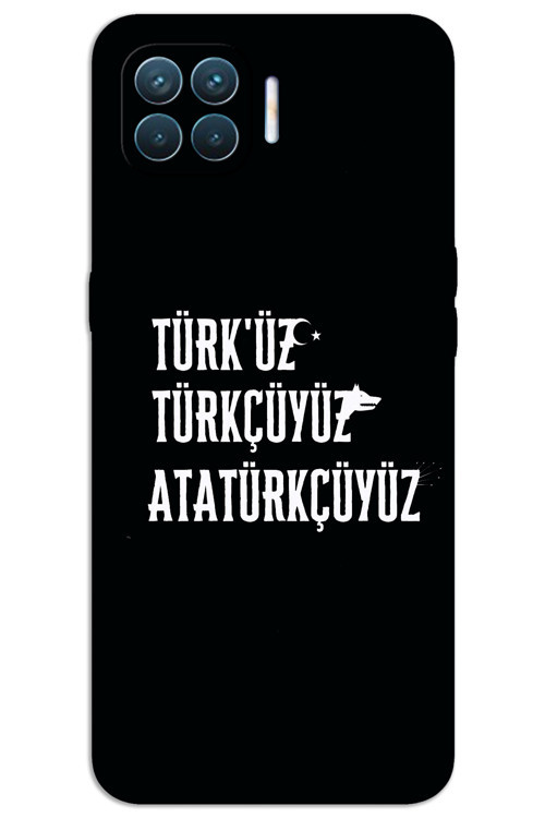 Oppo Reno 4 Lite Kılıf HD Desen Baskılı Arka Kapak - Türkçü