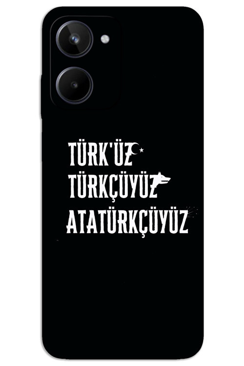 Realme 10 4G Kılıf HD Desen Baskılı Arka Kapak - Türkçü