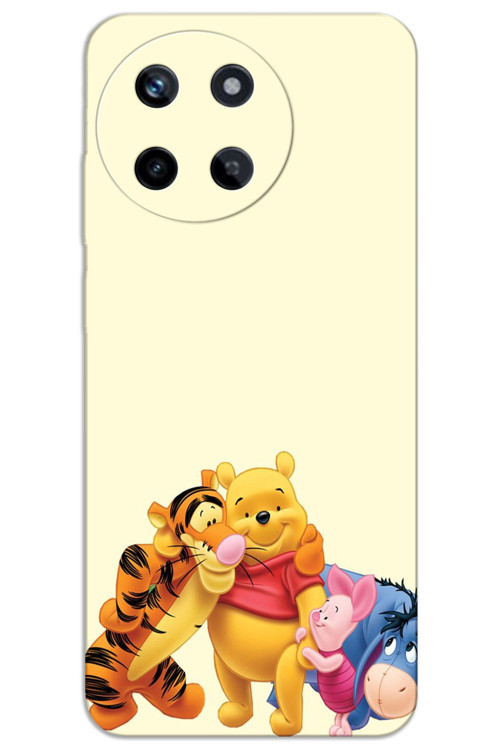 Realme 11 4G Kılıf HD Desen Baskılı Arka Kapak - Winnie The Pooh 3