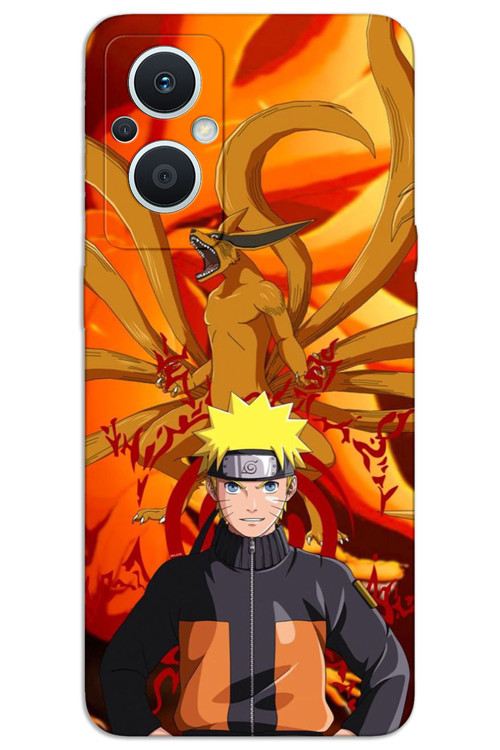 Oppo Reno 7 Lite Kılıf HD Desen Baskılı Arka Kapak - Naruto