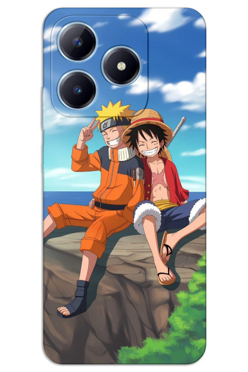 Realme Note 50 Kılıf HD Desen Baskılı Arka Kapak - One Piece 3