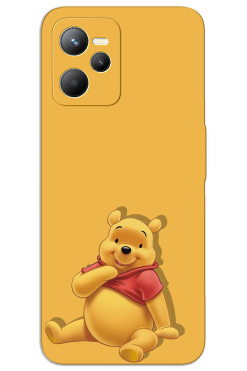 Realme C35 Kılıf HD Desen Baskılı Arka Kapak - Winnie The Pooh 2
