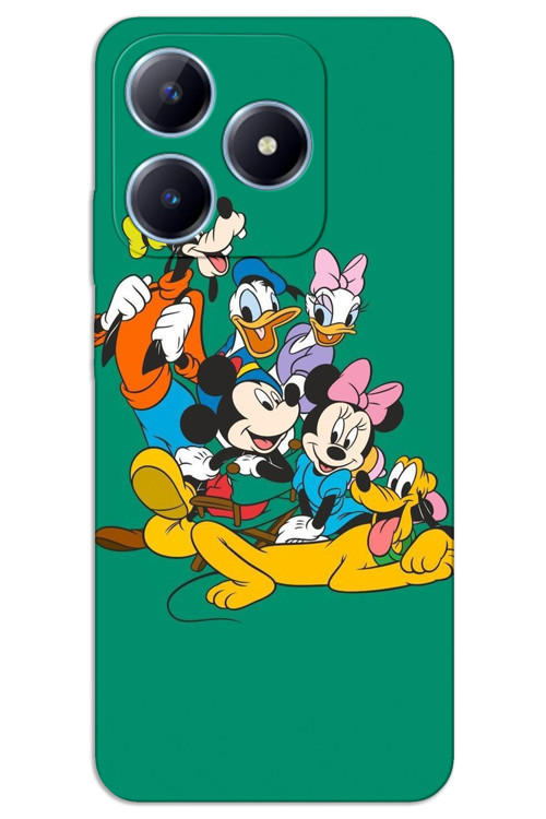 Realme Note 50 Kılıf HD Desen Baskılı Arka Kapak - Mickey 1