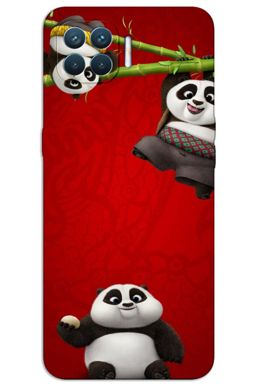 Oppo A73 Kılıf HD Desen Baskılı Arka Kapak - Panda
