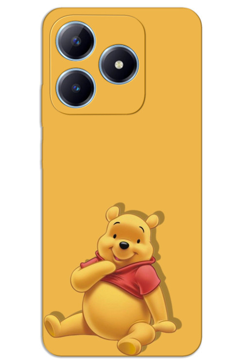 Realme Note 50 Kılıf HD Desen Baskılı Arka Kapak - Winnie The Pooh 2