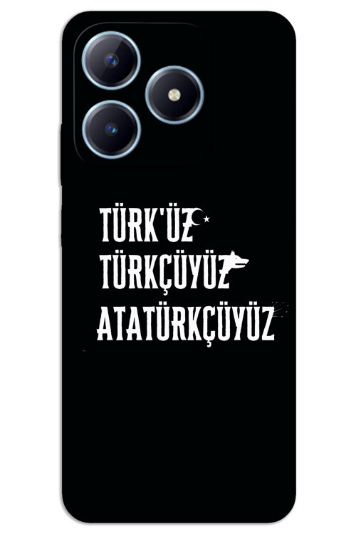 Realme C53 Kılıf HD Desen Baskılı Arka Kapak - Türkçü