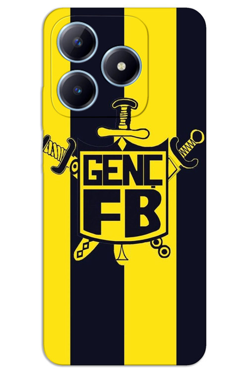 Realme C53 Kılıf HD Desen Baskılı Arka Kapak - GençFB