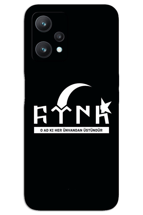 Realme 9 Pro Kılıf HD Desen Baskılı Arka Kapak - Türk