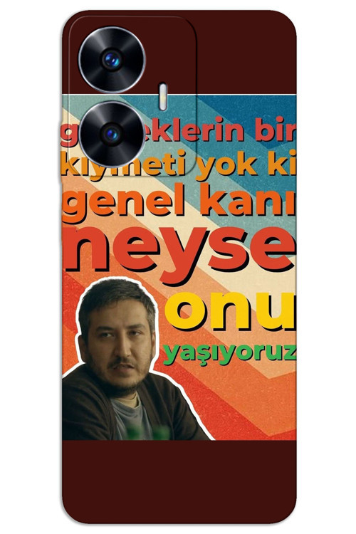Realme C55 Kılıf HD Desen Baskılı Arka Kapak - Genel Kanı