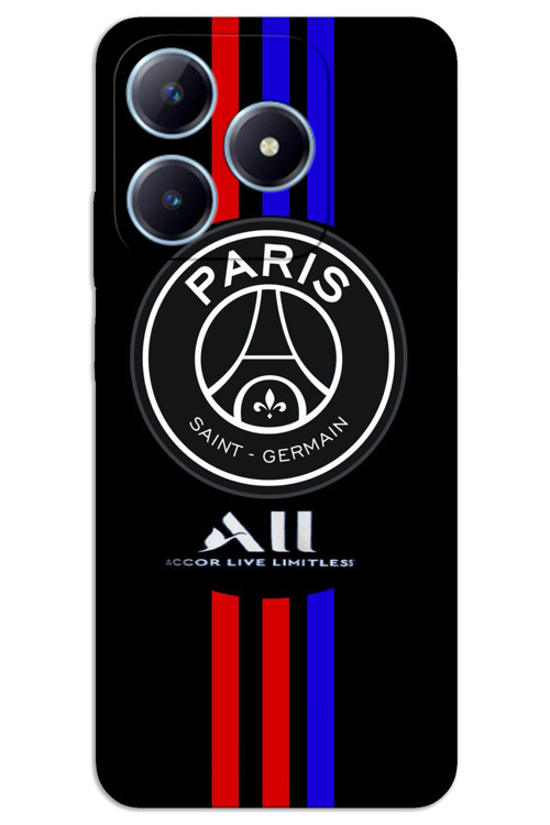 Realme C53 Kılıf HD Desen Baskılı Arka Kapak - PSG