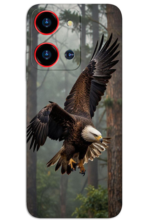 Reeder S19 Max Pro-S-Zoom Kılıf HD Desen Baskılı Arka Kapak - Kartal