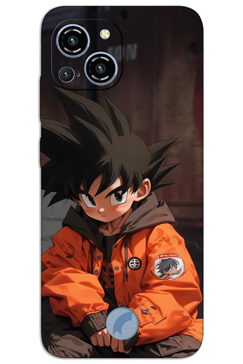 Reeder S23 Pro Max Kılıf HD Desen Baskılı Arka Kapak - Goku