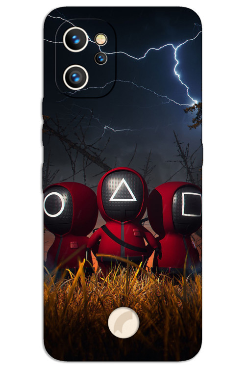 Reeder S19 Max Pro Kılıf HD Desen Baskılı Arka Kapak - Squid Game Minyon