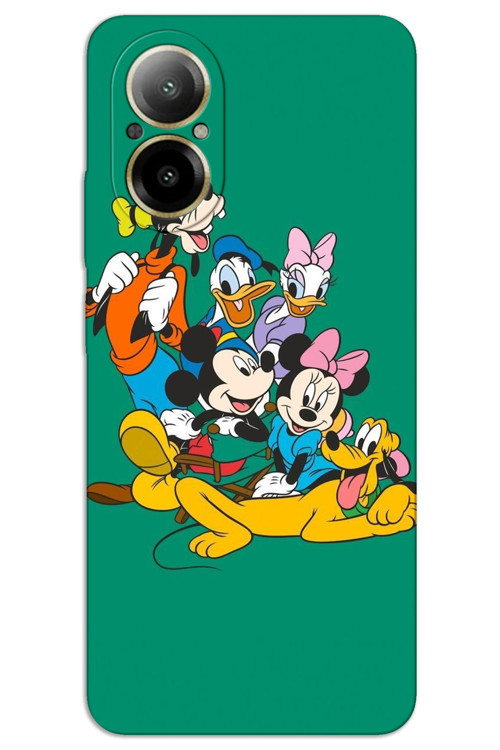 Realme 12 Lite Kılıf HD Desen Baskılı Arka Kapak - Mickey 1