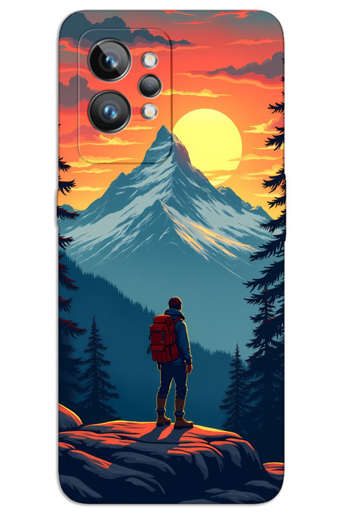 Realme GT 2 Pro Kılıf HD Desen Baskılı Arka Kapak - Everest