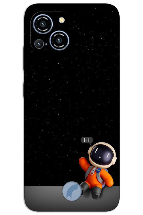 Reeder S23 Pro Max Kılıf HD Desen Baskılı Arka Kapak - Astronot Hi