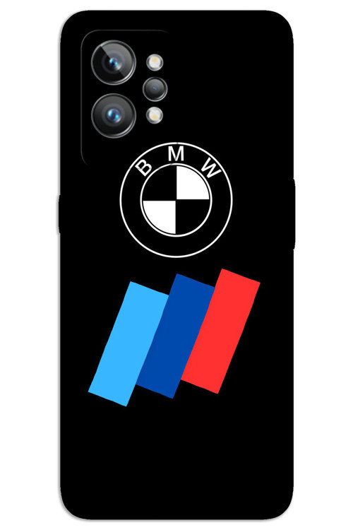 Realme GT 2 Pro Kılıf HD Desen Baskılı Arka Kapak - Logo Şerit