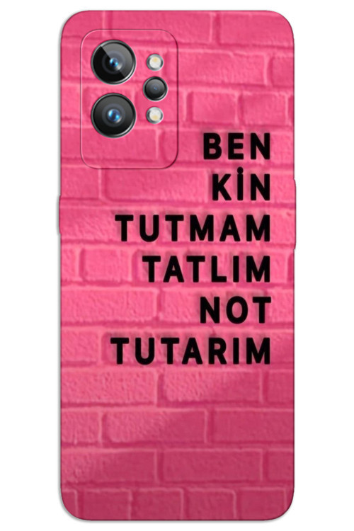 Realme GT 2 Kılıf HD Desen Baskılı Arka Kapak - Kin Tutmam